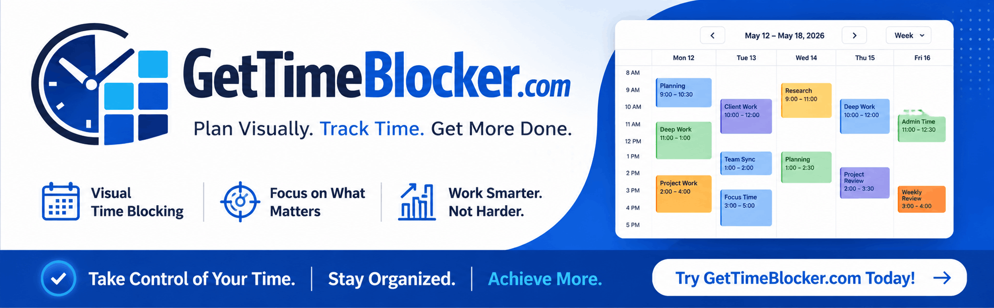 Get Time Blocker Banner